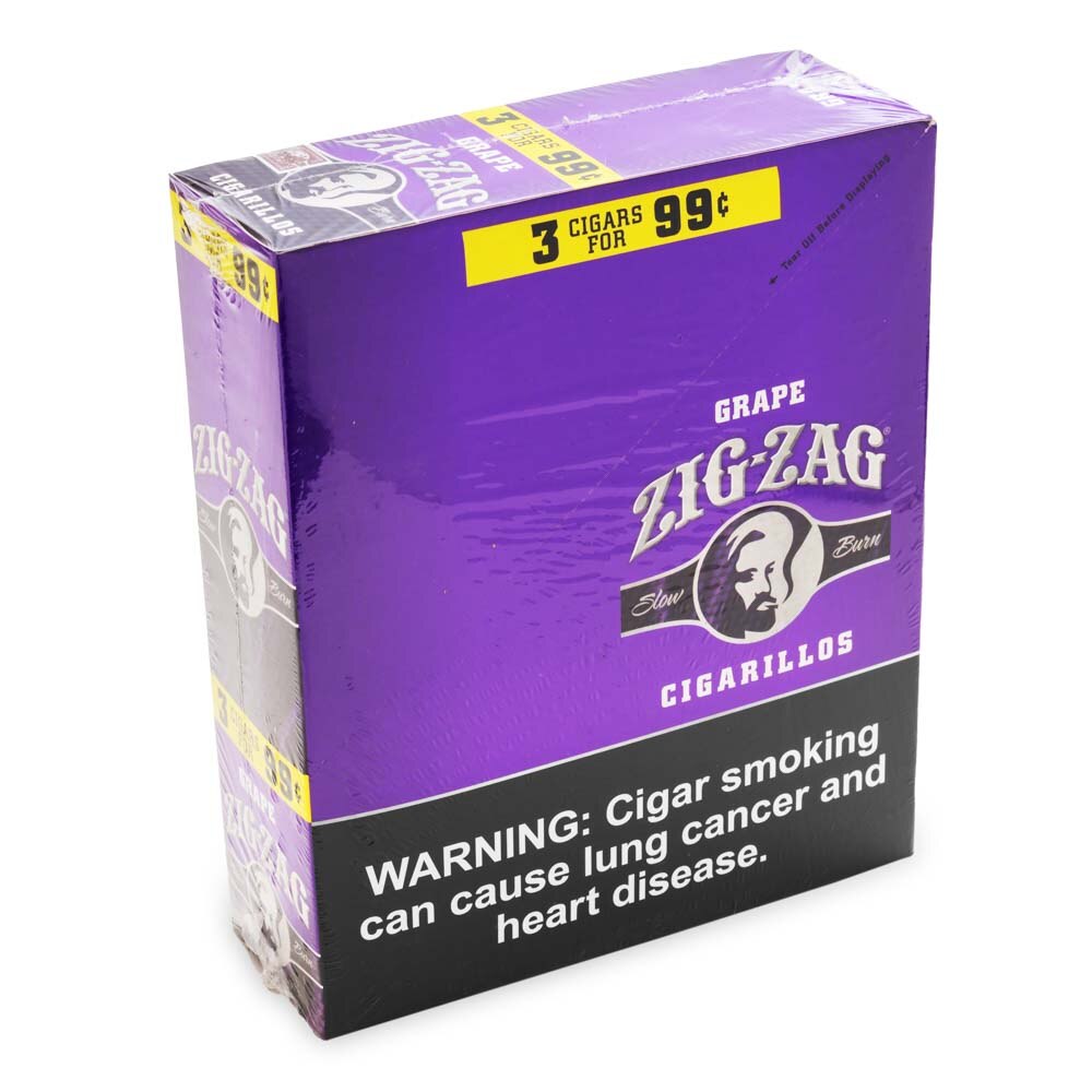 Zig Zag Cigarillo Grape 3/99 Blue Sky Sales