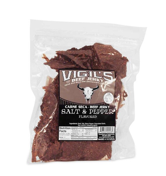 Vigil's Beef Jerky 6oz Salt & Pepper