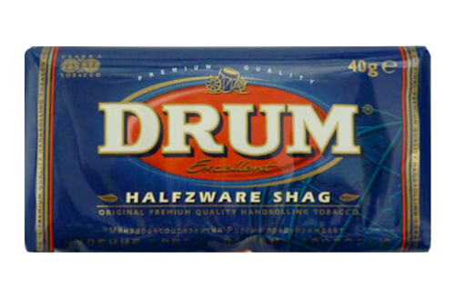 drum halfzware tobacco Drum Halfzware Shag Pouch 12Pk