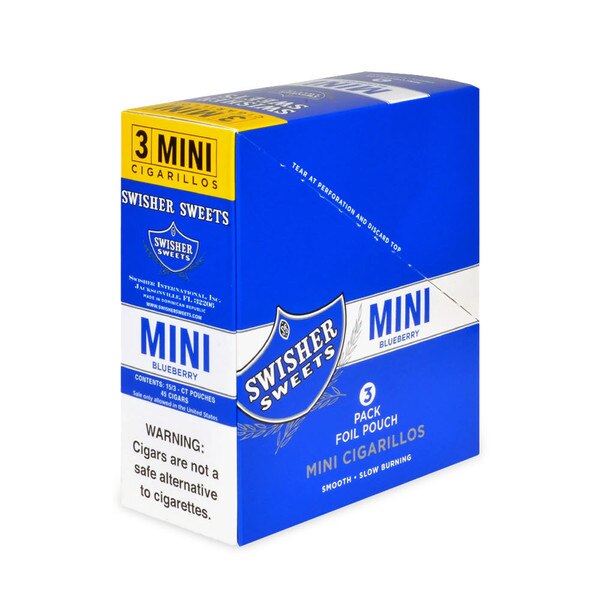 SWISHER MINI BLUEBERRY 15/3 PK Blue Sky Sales