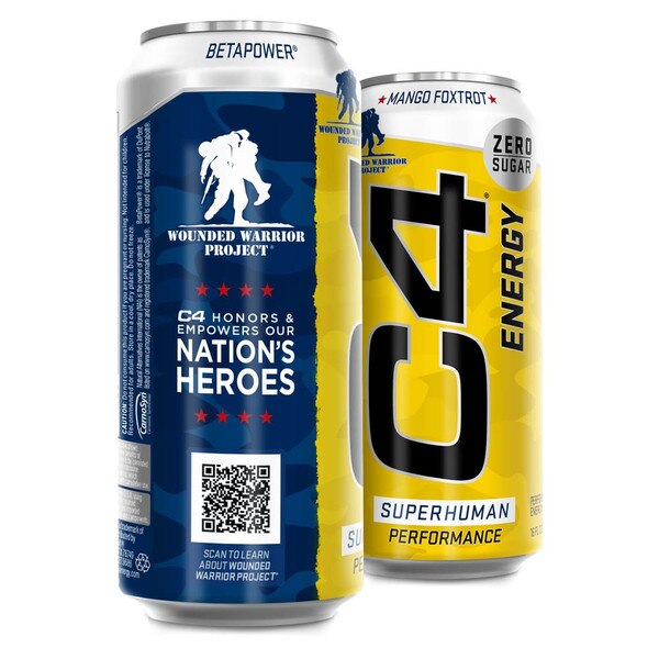 C4 ENERGY MANGO FOXTROT 12PK 16 OZ CS Blue Sky Sales