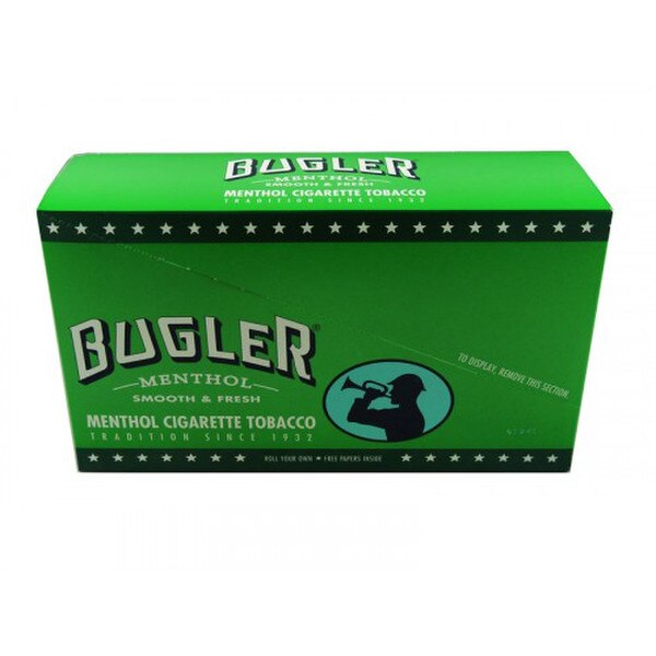 BUGLER POUCH TOBACCO MENTHOL 6 PK